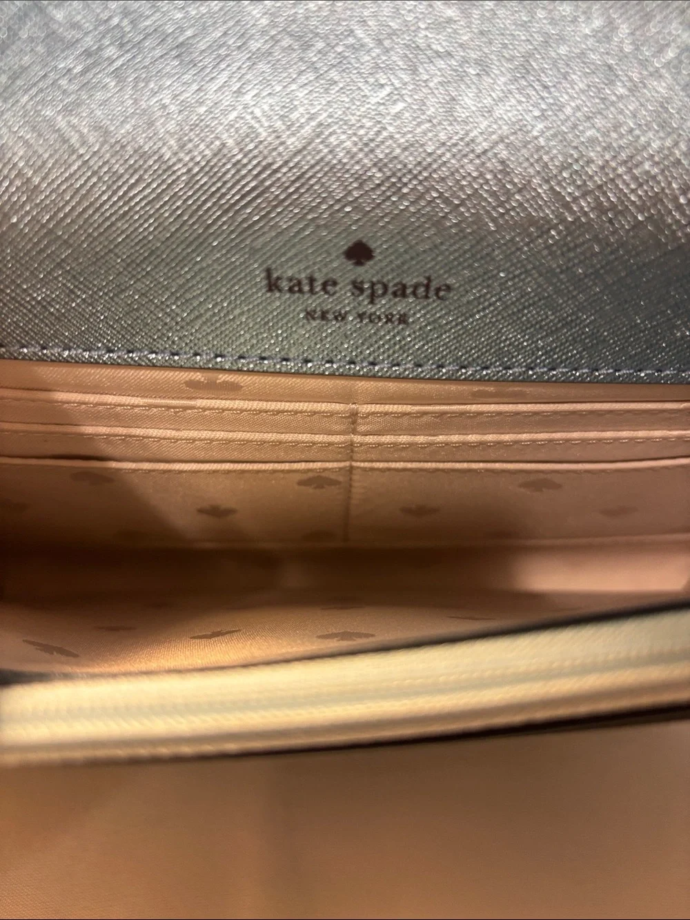 NWT Kate Spade Tinsel Flap Crossbody in Frosty Sky Blue – Incl Factory Packing!
